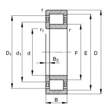 Rodamiento NUP238-E-M1 FAG