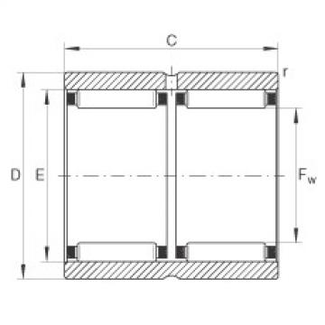 Rodamiento RNAO25X35X26-ZW-ASR1 INA