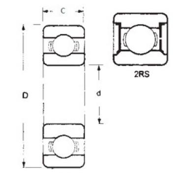 Rodamiento 6003-2RS FBJ