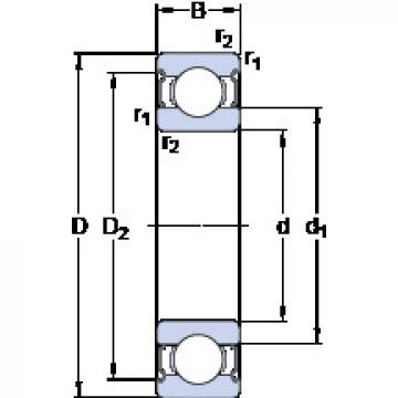 Rodamiento E2.6310-2Z SKF