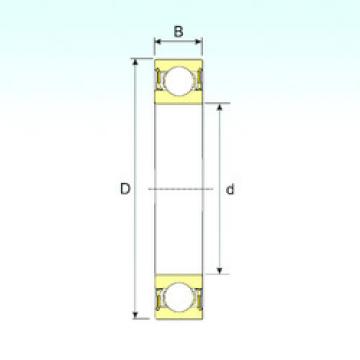 Rodamiento 61809-2RZ ISB