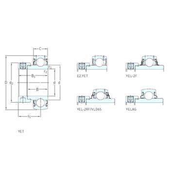 Rodamiento YET206-103 SKF