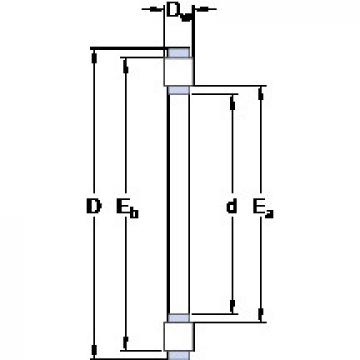 Rodamiento K 81104 TN SKF