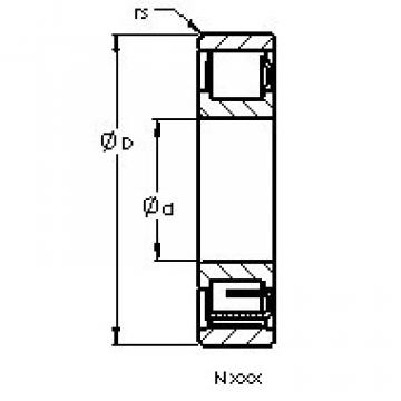 Rodamiento N203 AST