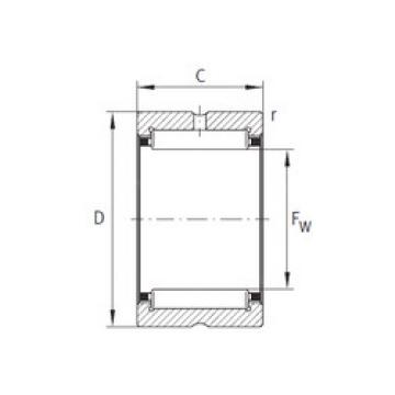 Rodamiento NKS28-XL INA