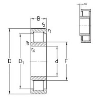 Rodamiento NU214-E-MPA NKE