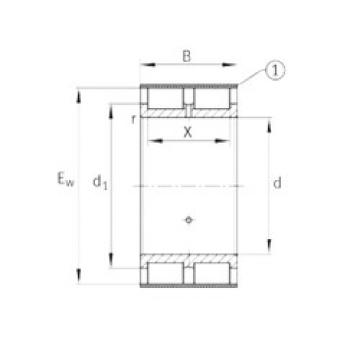 Rodamiento RSL185026-A INA