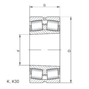 Rodamientos 24122 K30W33 ISO