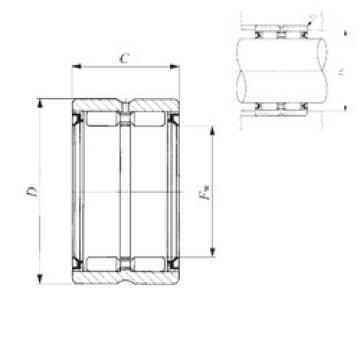 Rodamiento GBR 223020 UU IKO