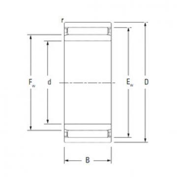 Rodamiento NAO20X37X32 KOYO