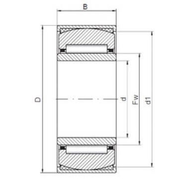 Rodamiento PNA40/62 ISO