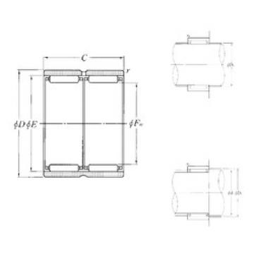 Rodamiento RNAO-45×55×34ZW NTN