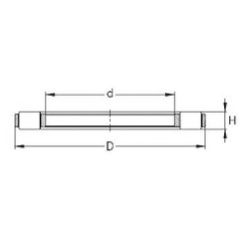 Rodamiento K 81117-TVPB NKE