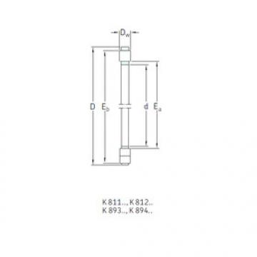 Rodamiento K81122TN SKF