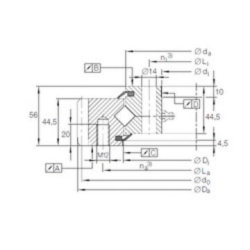 Rodamiento XSA 14 0644 N INA