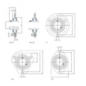 Rodamiento PFT 40 WF SKF