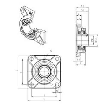 Rodamiento UCF214 SNR