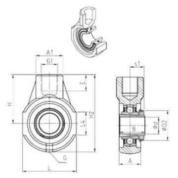 Rodamiento UKEHE208H SNR