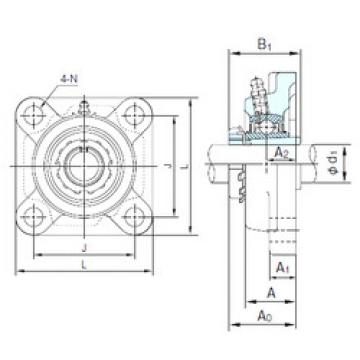 Rodamiento UKF317+H2317 NACHI