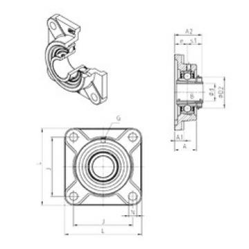 Rodamiento UKF308H SNR