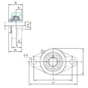 Rodamiento UKFL216+H2316 NACHI