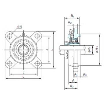 Rodamiento UKFS308+H2308 NACHI