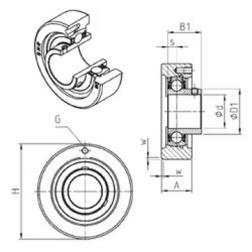 Rodamiento USC208 SNR