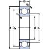 Rodamiento E2.6310-2Z SKF