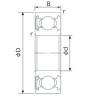 Rodamiento 6300-RS CYSD