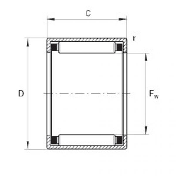 Rodamiento HK1412 INA #1 image