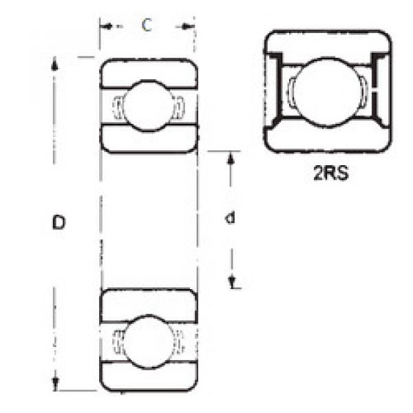 Rodamiento 6009-2RS FBJ #1 image