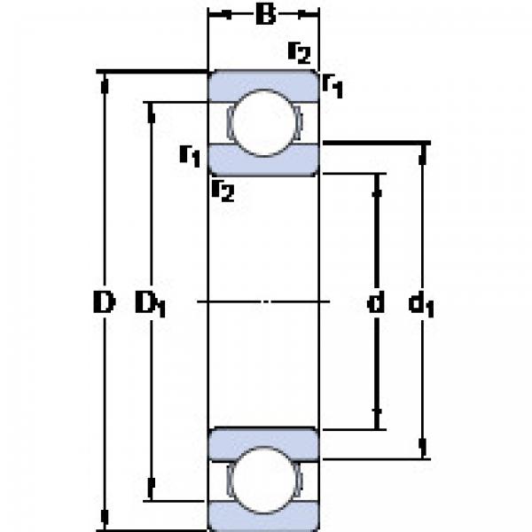 Rodamiento D/W R12 SKF #1 image