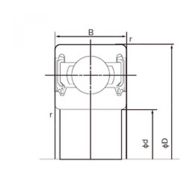 Rodamiento 6204-2NKE NACHI #1 image