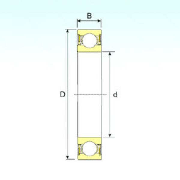 Rodamiento 61809-2RZ ISB #1 image