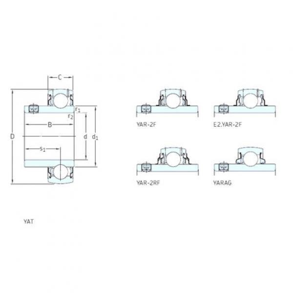 Rodamiento YAR206-103-2RF/HV SKF #1 image