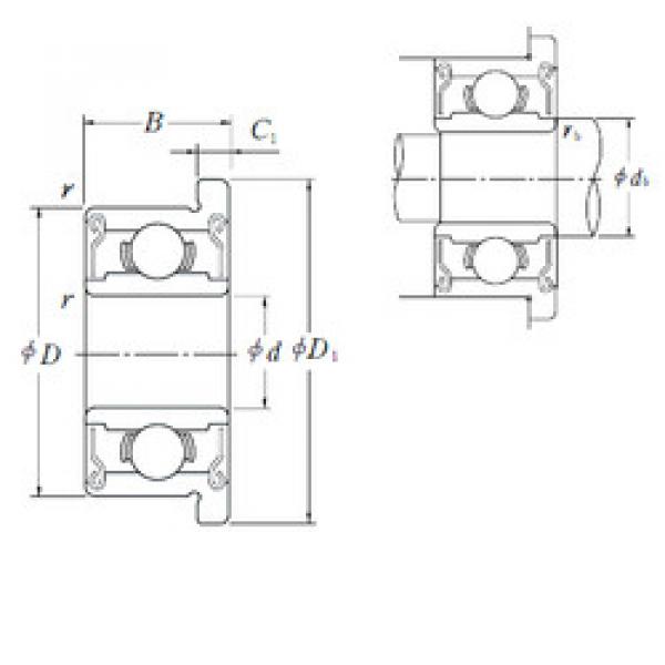 Rodamiento F681XZZ NSK #1 image