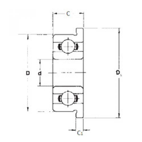 Rodamiento F606 FBJ #1 image