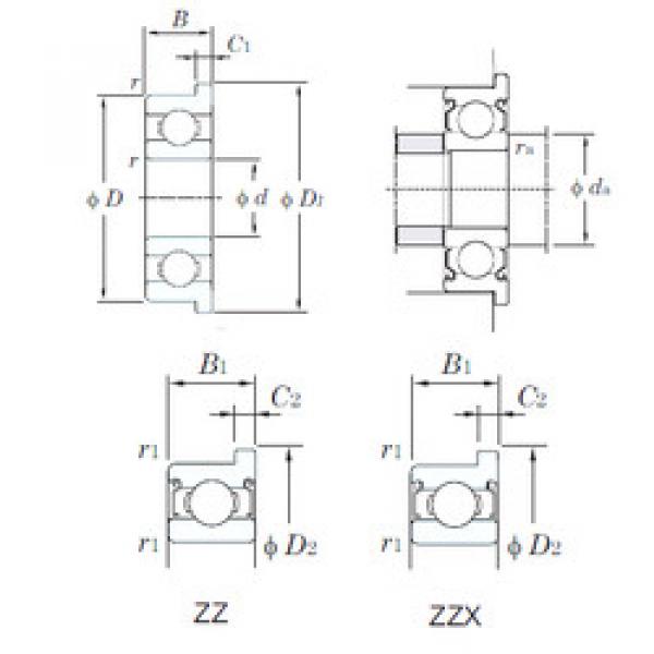 Rodamiento WMLF6012ZZ KOYO #1 image