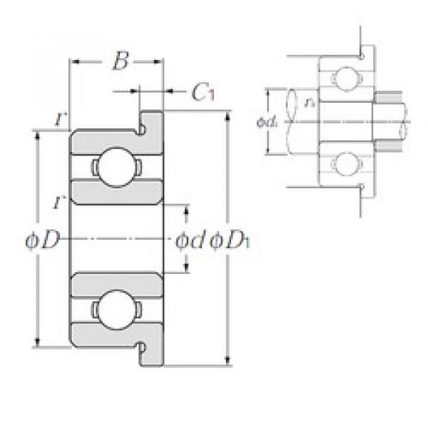 Rodamiento FLR133 NTN #1 image