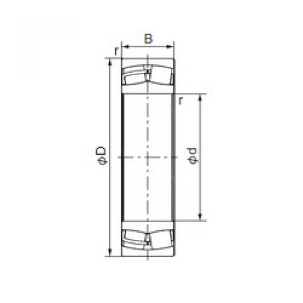 Rodamiento 21312EX1 NACHI #1 image