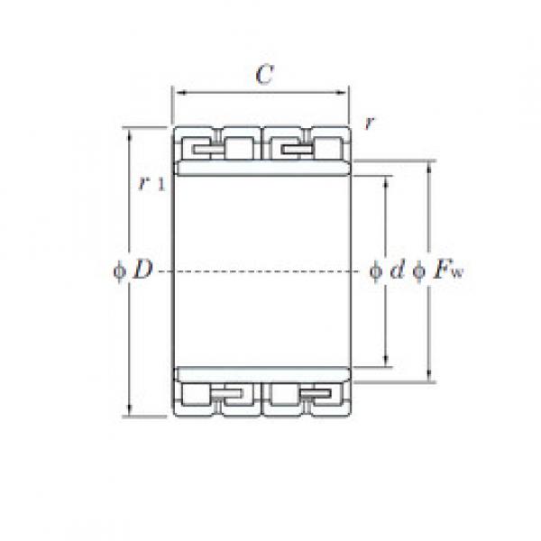 Rodamiento 56FC38170W KOYO #1 image