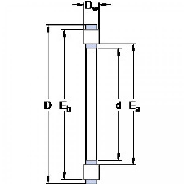 Rodamiento K 81136 M SKF #1 image