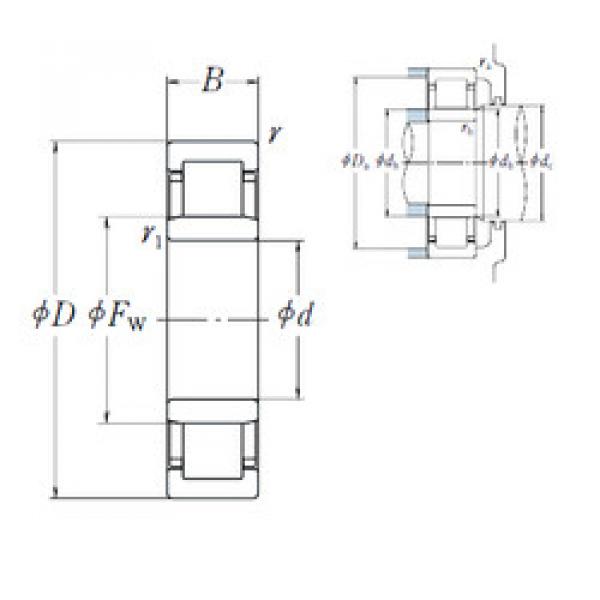 Rodamiento NU2311 ET NSK #1 image