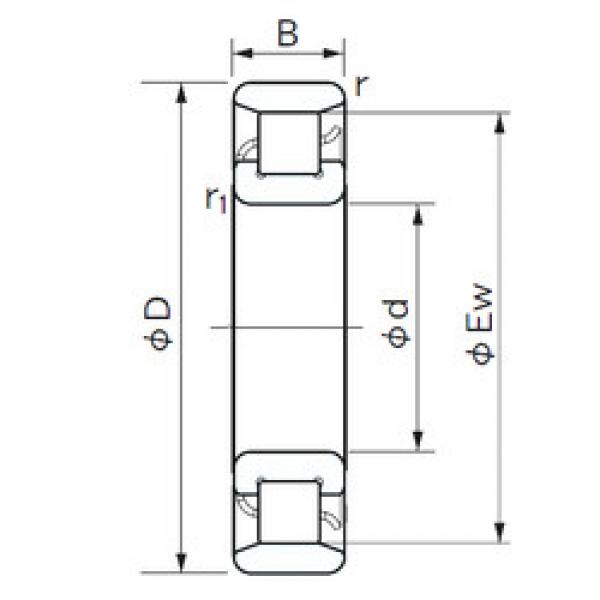 Rodamiento N 205 NACHI #1 image