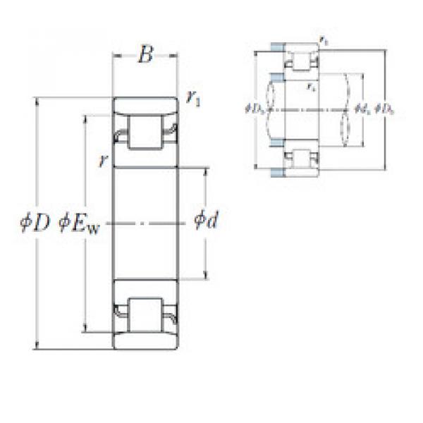 Rodamiento N 232 NSK #1 image