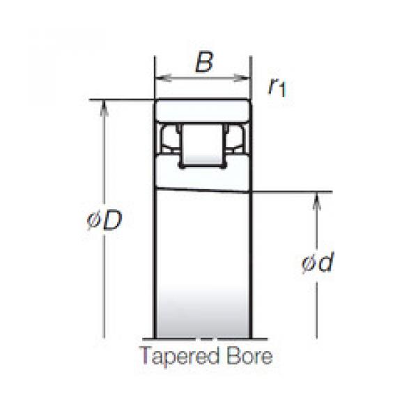 Rodamiento N1015RSTPKR NSK #1 image