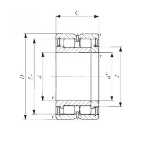 Rodamiento NAG 4908 IKO #1 image