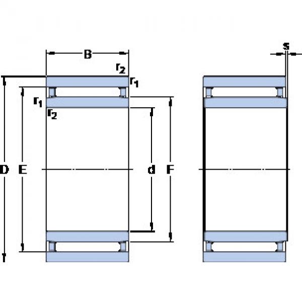 Rodamiento NAO 9x22x12 TN SKF #1 image