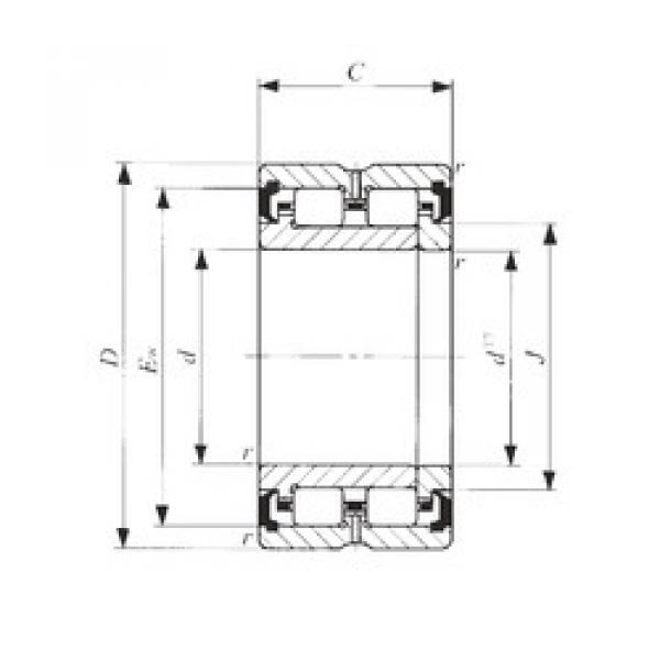 Rodamiento NAU 4908UU IKO #1 image