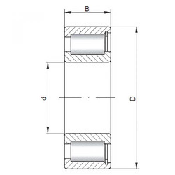 Rodamiento NCF1840 V CX #1 image